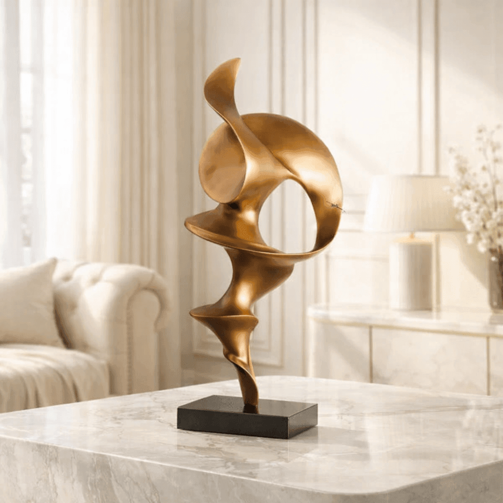 Decor Objects Ethereal Flow Sculpture - Daamaira Home and Living Ltd