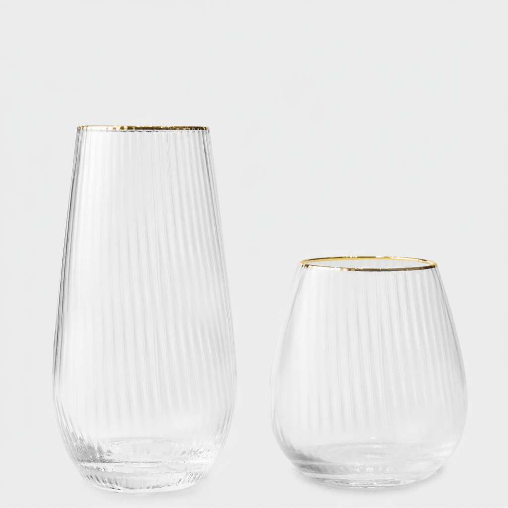 Drinking Glasses Finesse Set Of 4 Bourgogne Glasses - Daamaira Home and Living Ltd