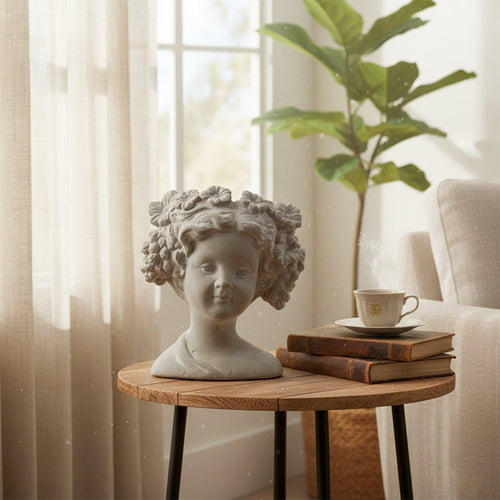 Sculptures & Figurines Flora Bust Planter - Daamaira Home and Living Ltd