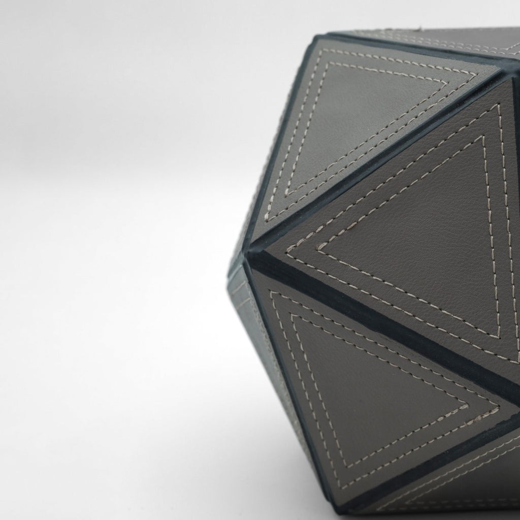 Decor Objects Geometrical Ball - Grey - Daamaira Home and Living Ltd