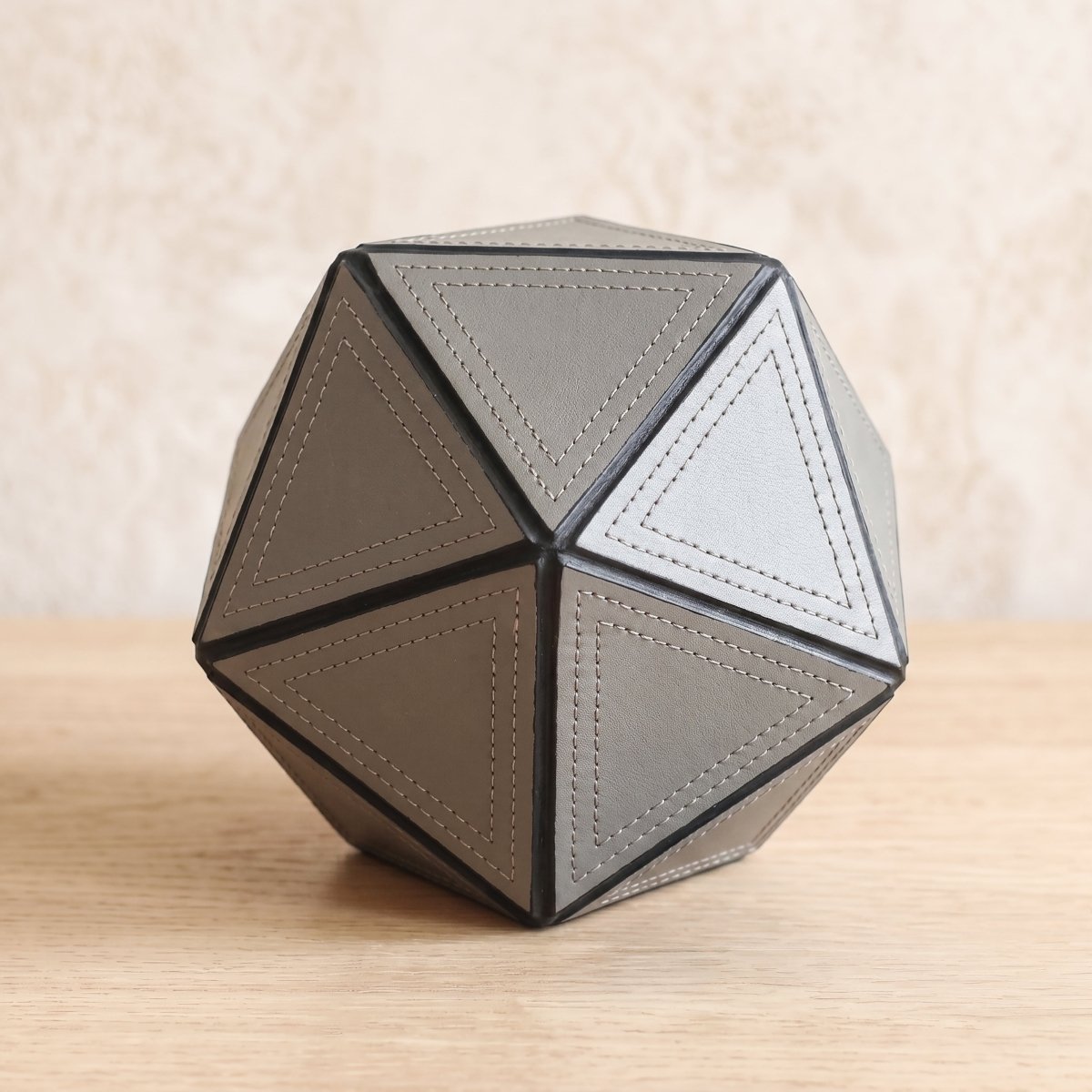 Decor Objects Geometrical Ball - Grey - Daamaira Home and Living Ltd