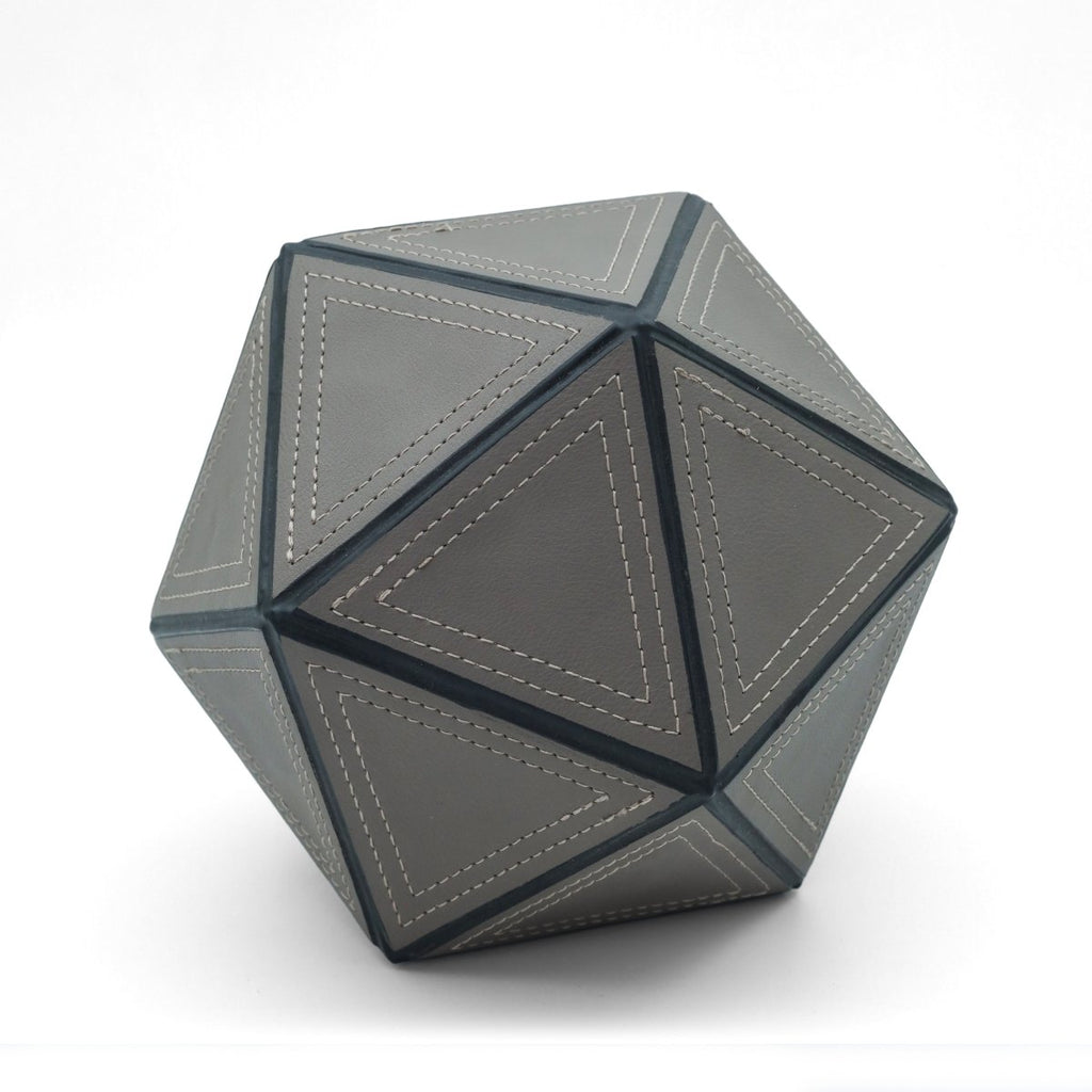 Decor Objects Geometrical Ball - Grey - Daamaira Home and Living Ltd
