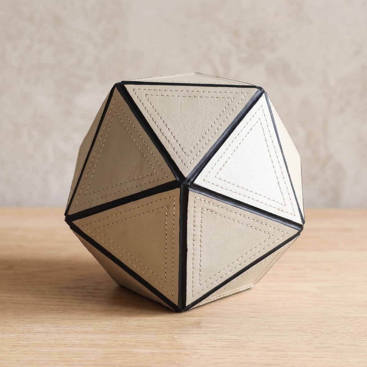 Decor Objects Geometrical Ball - White - Daamaira Home and Living Ltd