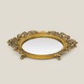 Photo Frames Gold Floral Vanity/Serving Tray - Daamaira Home and Living Ltd
