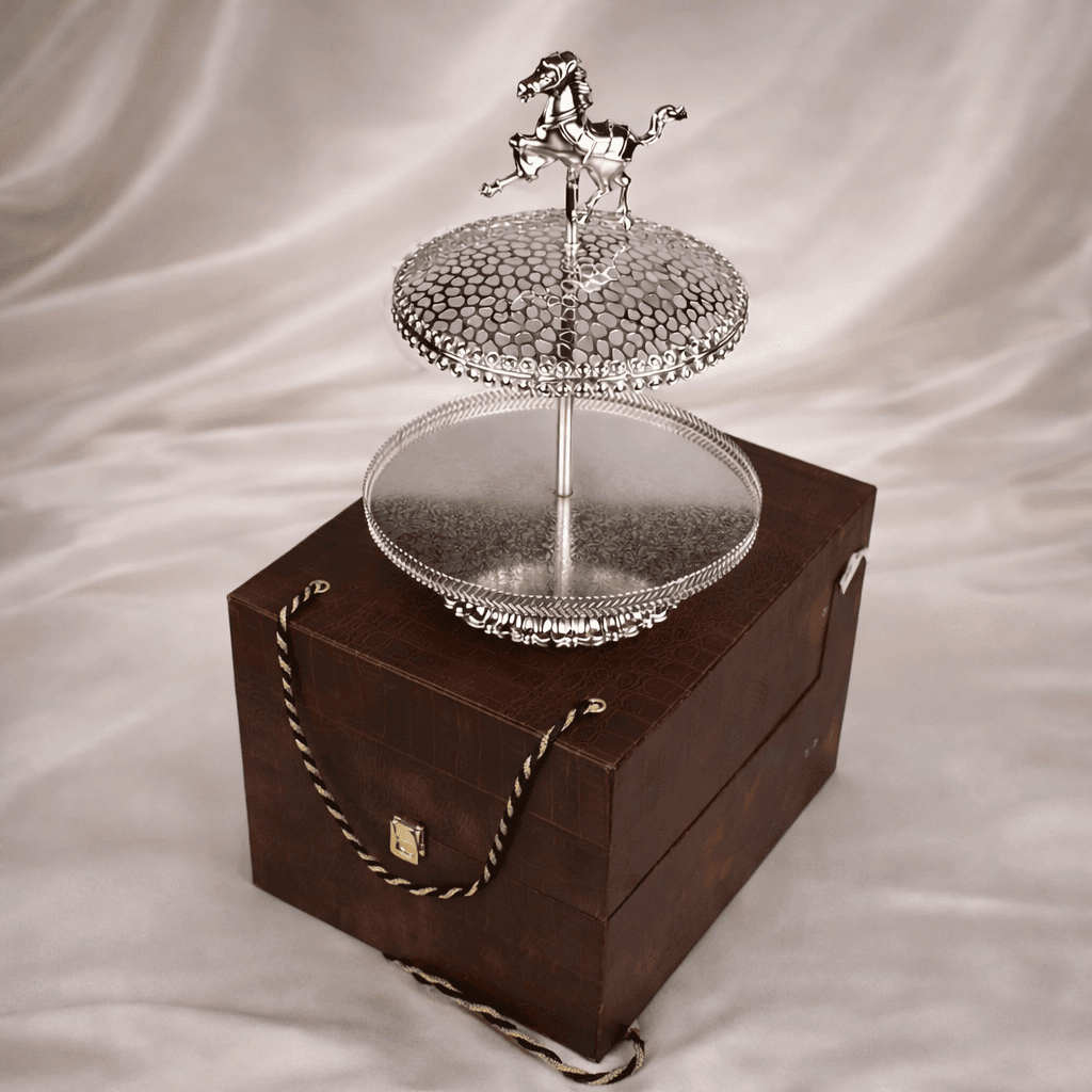 Horse Handle 2 - Tier Serving Stand - Daamaira Home and Living Ltd