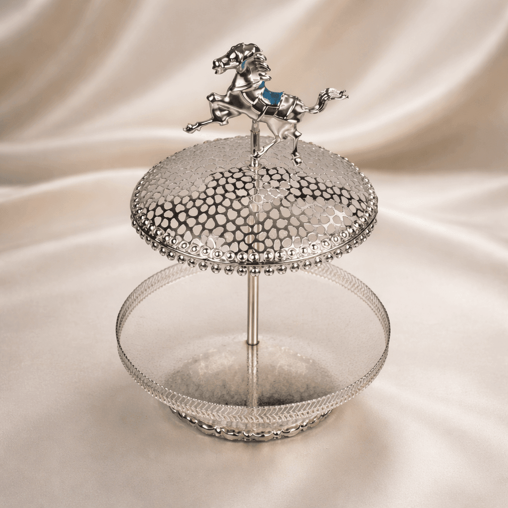 Horse Handle 2 - Tier Serving Stand - Daamaira Home and Living Ltd