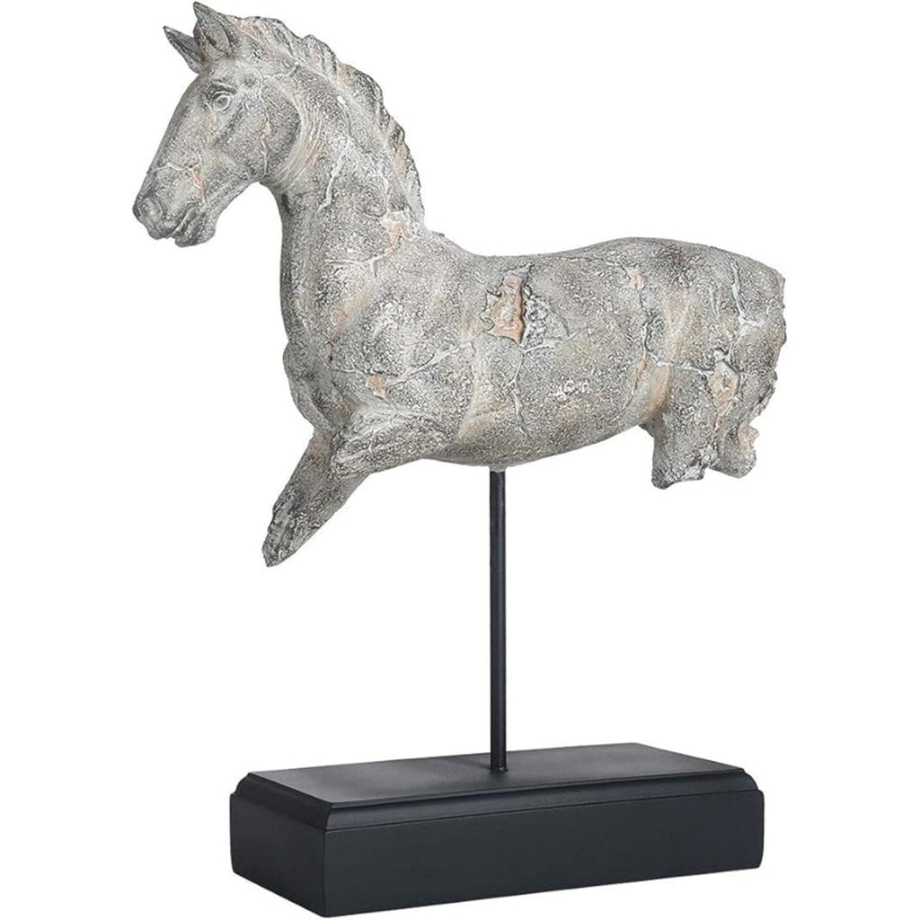 Sculptures & Figurines Horse statue with stand - Daamaira Home and Living Ltd
