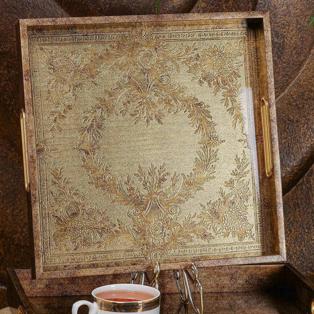 Serving Tray Imperial Serving/Vanity Tray - Set Of 2 - Daamaira Home and Living Ltd