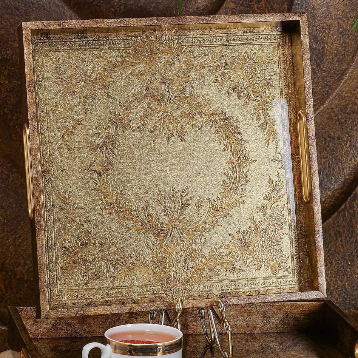 Serving Tray Imperial Serving/Vanity Tray - Set Of 2 - Daamaira Home and Living Ltd