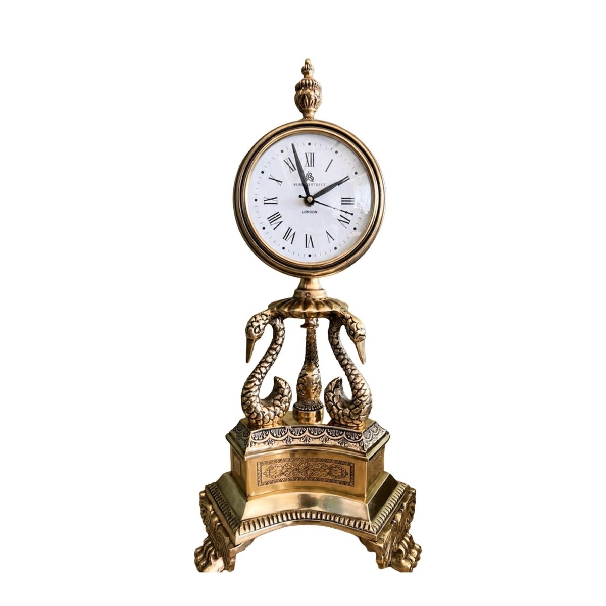 Imperial Swan Clock - Daamaira Home and Living Ltd