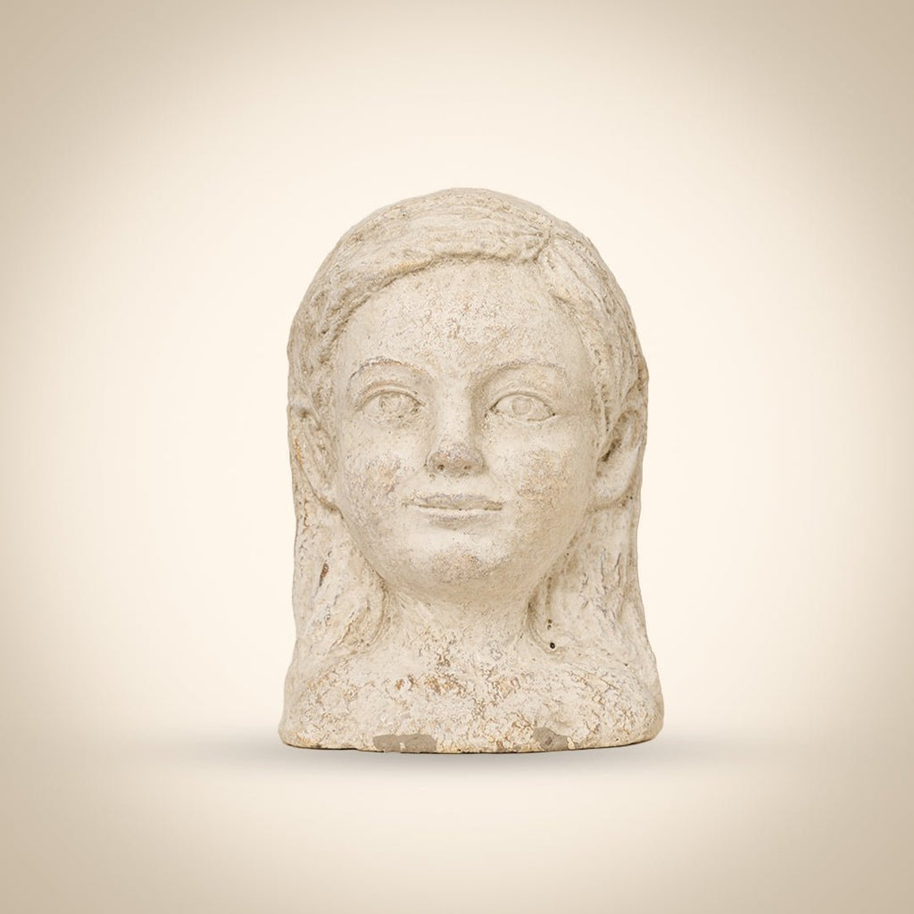 Sculptures & Figurines Japanese Head Statue - Daamaira Home and Living Ltd
