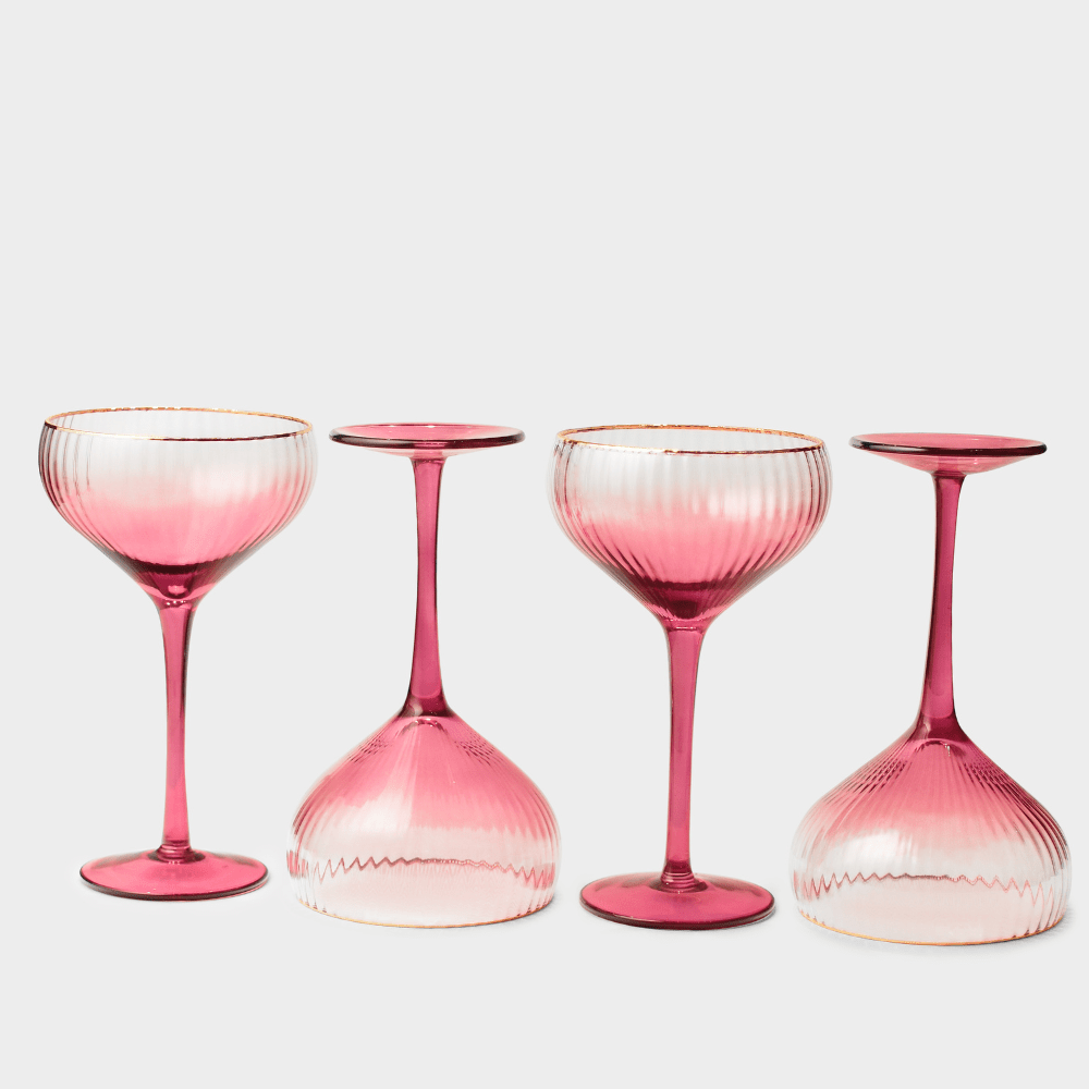 Drinking Glasses Lust Set Of 4 Martini Glasses