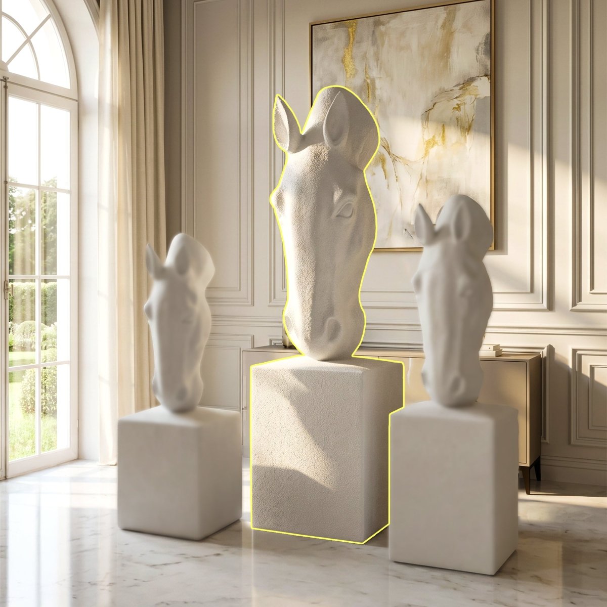 Majestic Horse Head Planter - Large (193cm) - Daamaira Home and Living Ltd