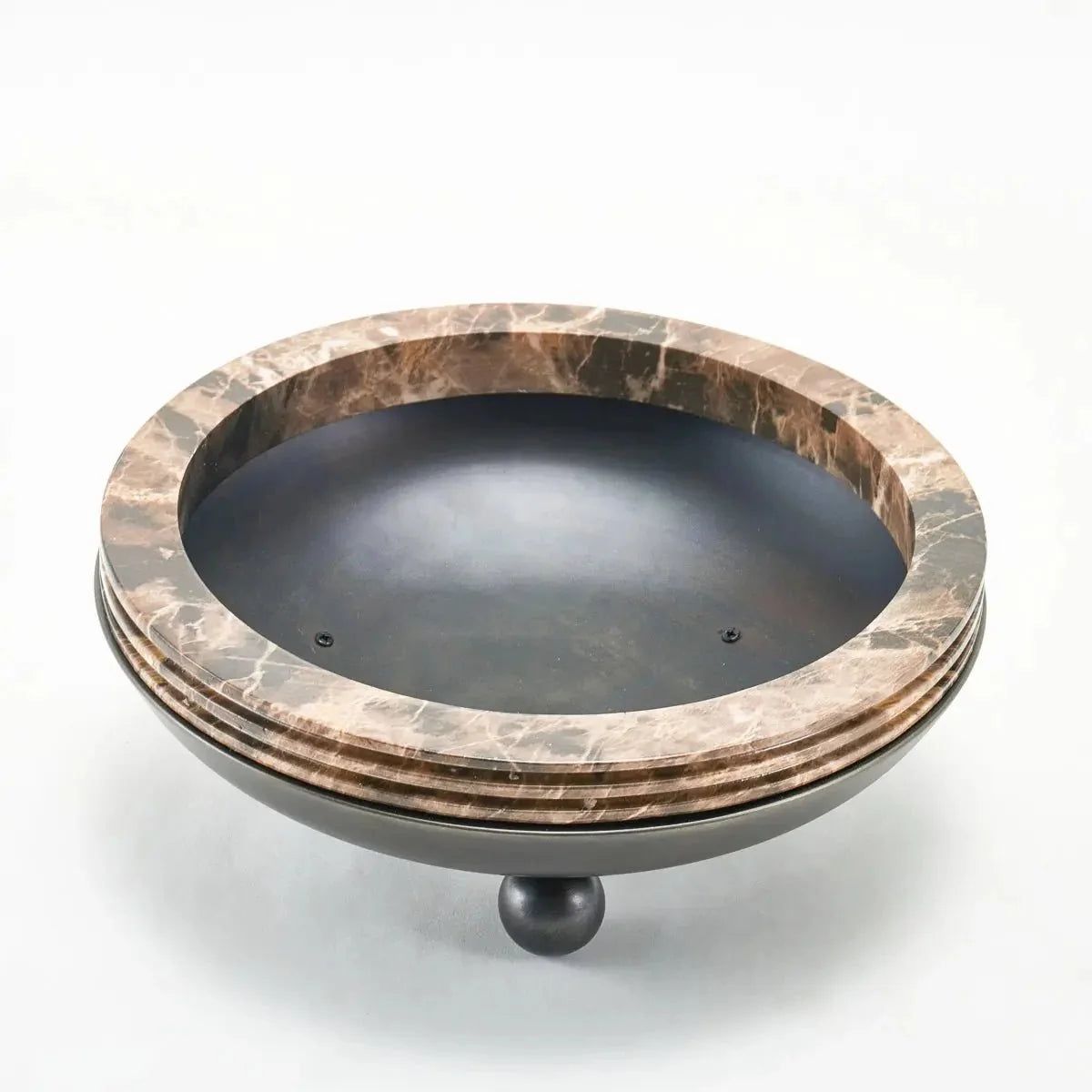 Vases Marble & Brass Elegance Flower Vase - Daamaira Home and Living Ltd