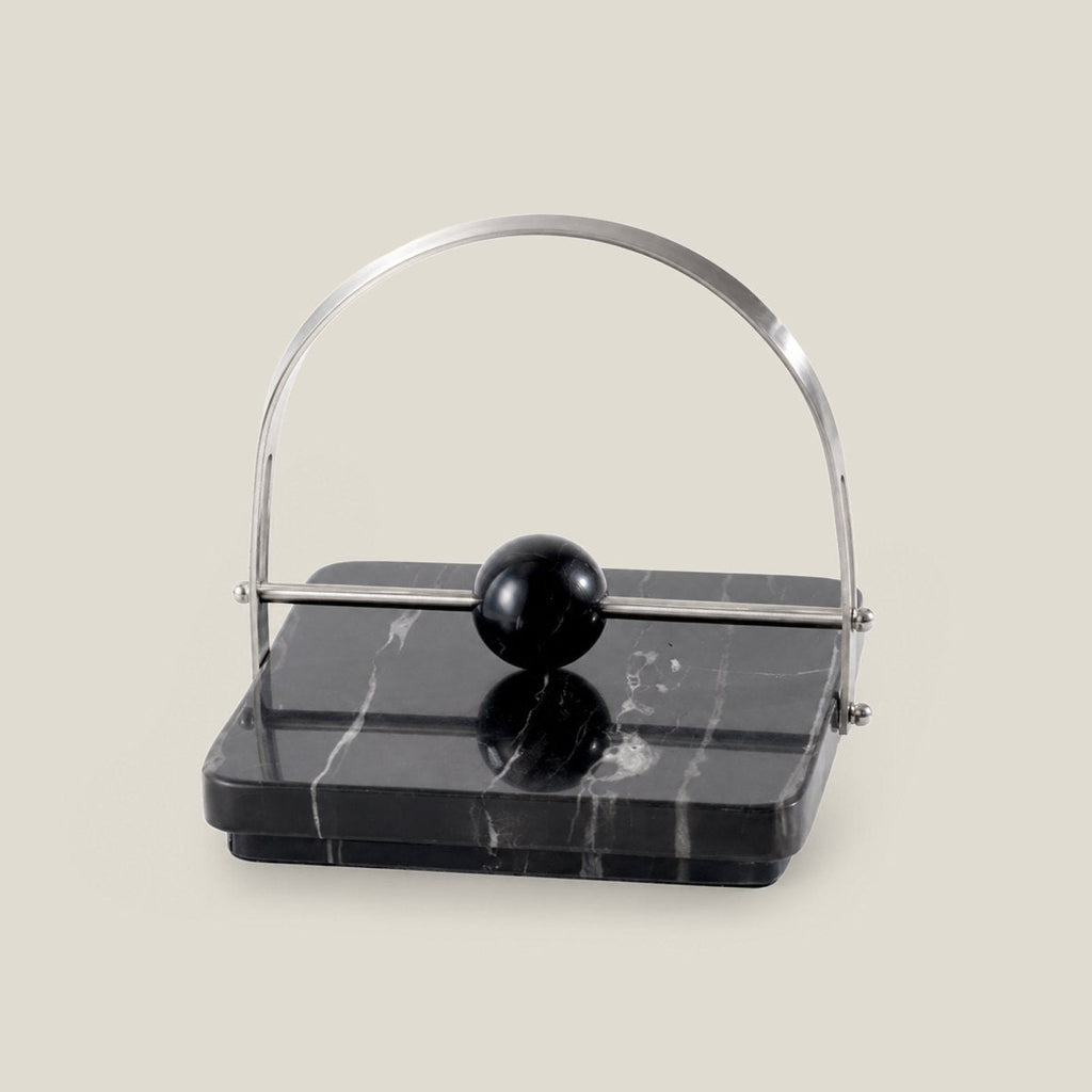 Sculptures & Figurines Marble Loop Napkin Holder - Daamaira Home and Living Ltd