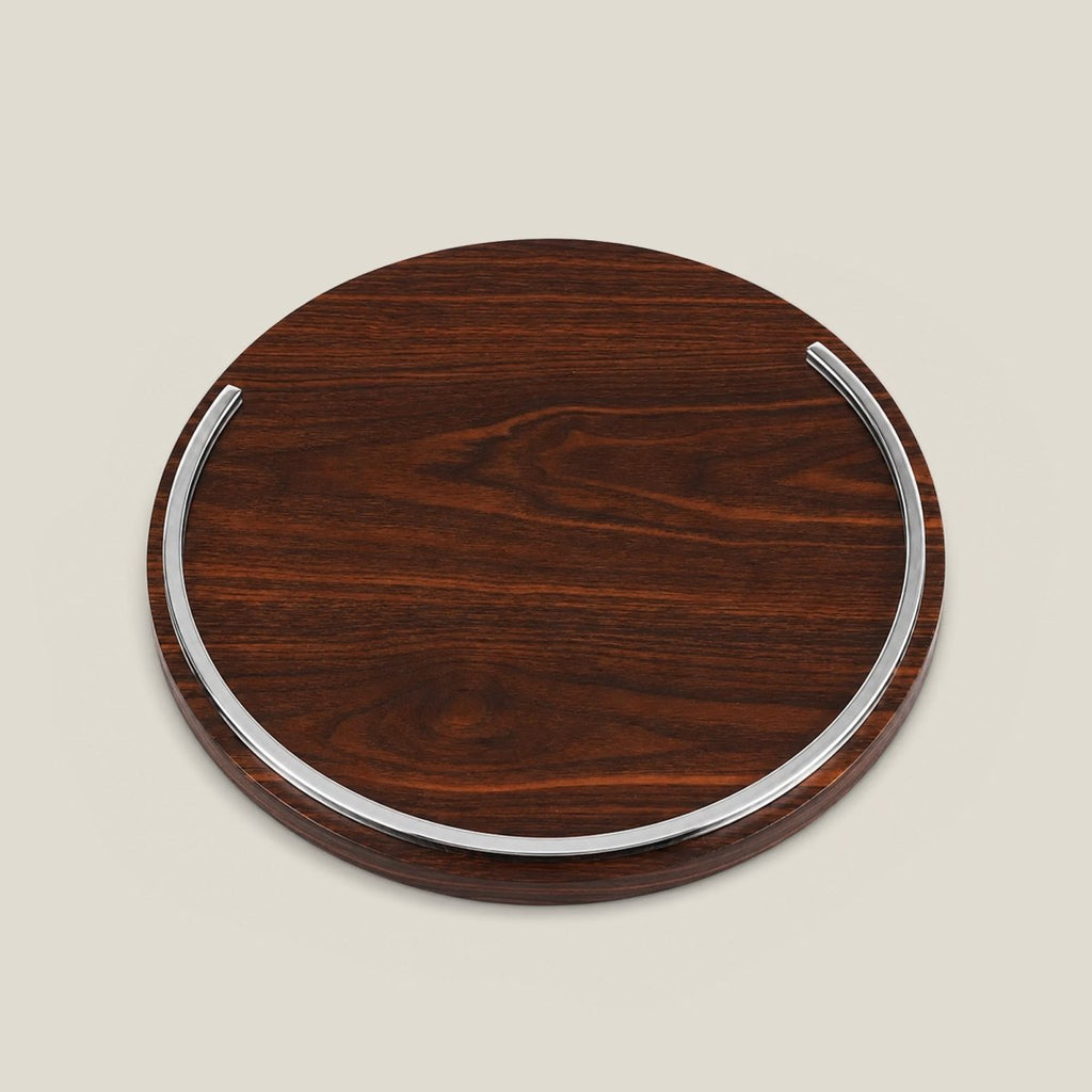 décor Tray Modern Serving/Vanity Round Tray - Daamaira Home and Living Ltd