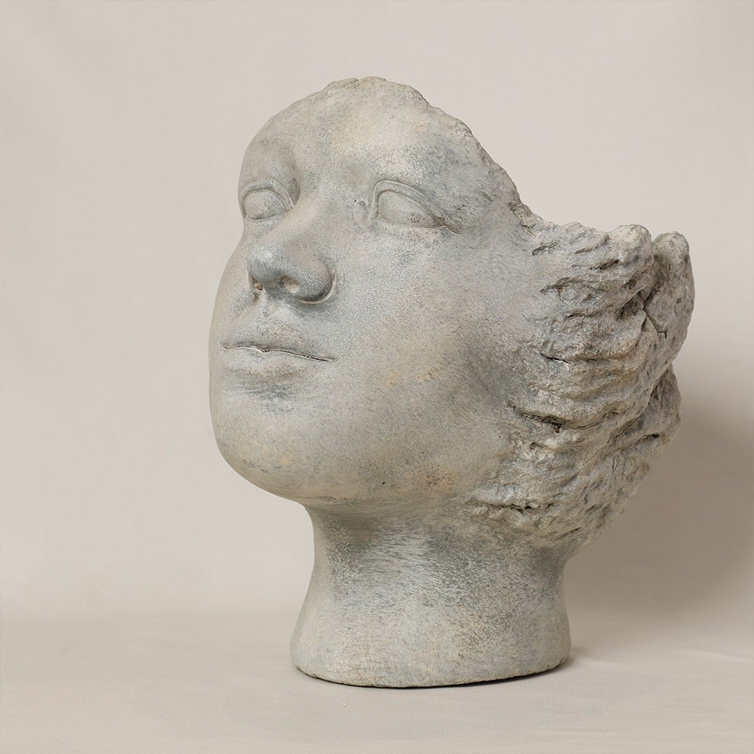Sculptures & Figurines Muse Sculpted Face - Daamaira Home and Living Ltd