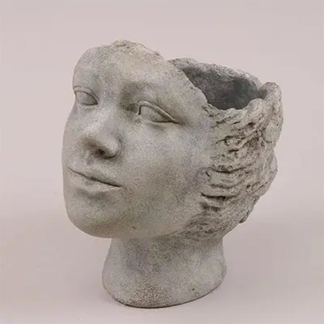 Sculptures & Figurines Muse Sculpted Face - Daamaira Home and Living Ltd