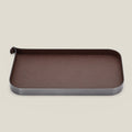 Organiser Tray Nordic Vanity/Serving Tray - Smoke Grey And Brown Large - Daamaira Home and Living Ltd