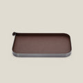Organiser Tray Nordic Vanity/Serving Tray - Smoke Grey And Brown Small - Daamaira Home and Living Ltd