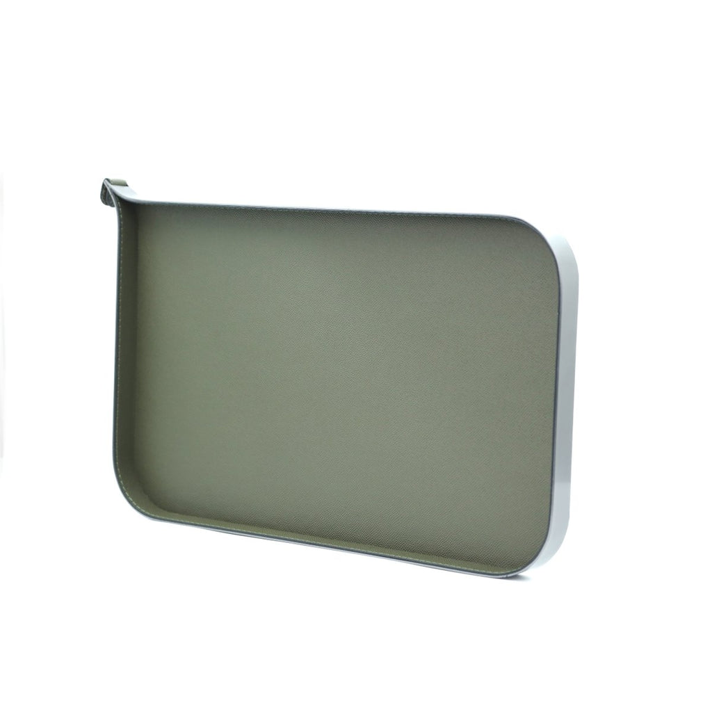 Organiser Tray Nordic Vanity/Serving Tray - Smoke Grey And Olive Green Small - Daamaira Home and Living Ltd