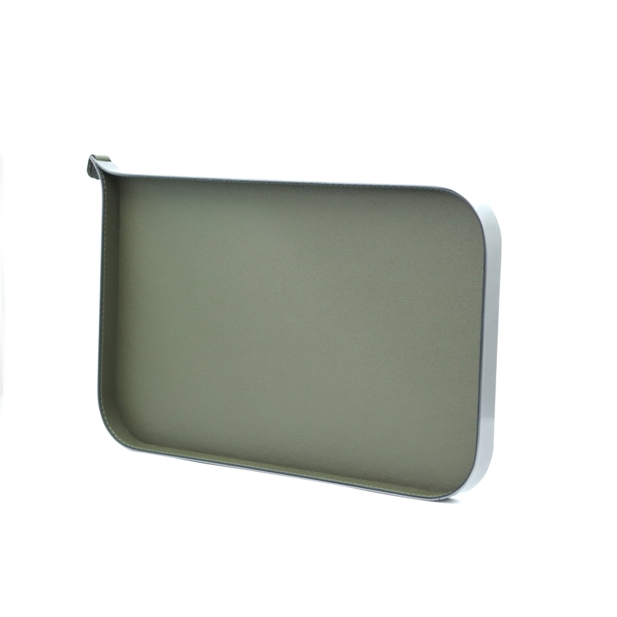 Organiser Tray Nordic Vanity/Serving Tray - Smoke Grey And Olive Green Small - Daamaira Home and Living Ltd