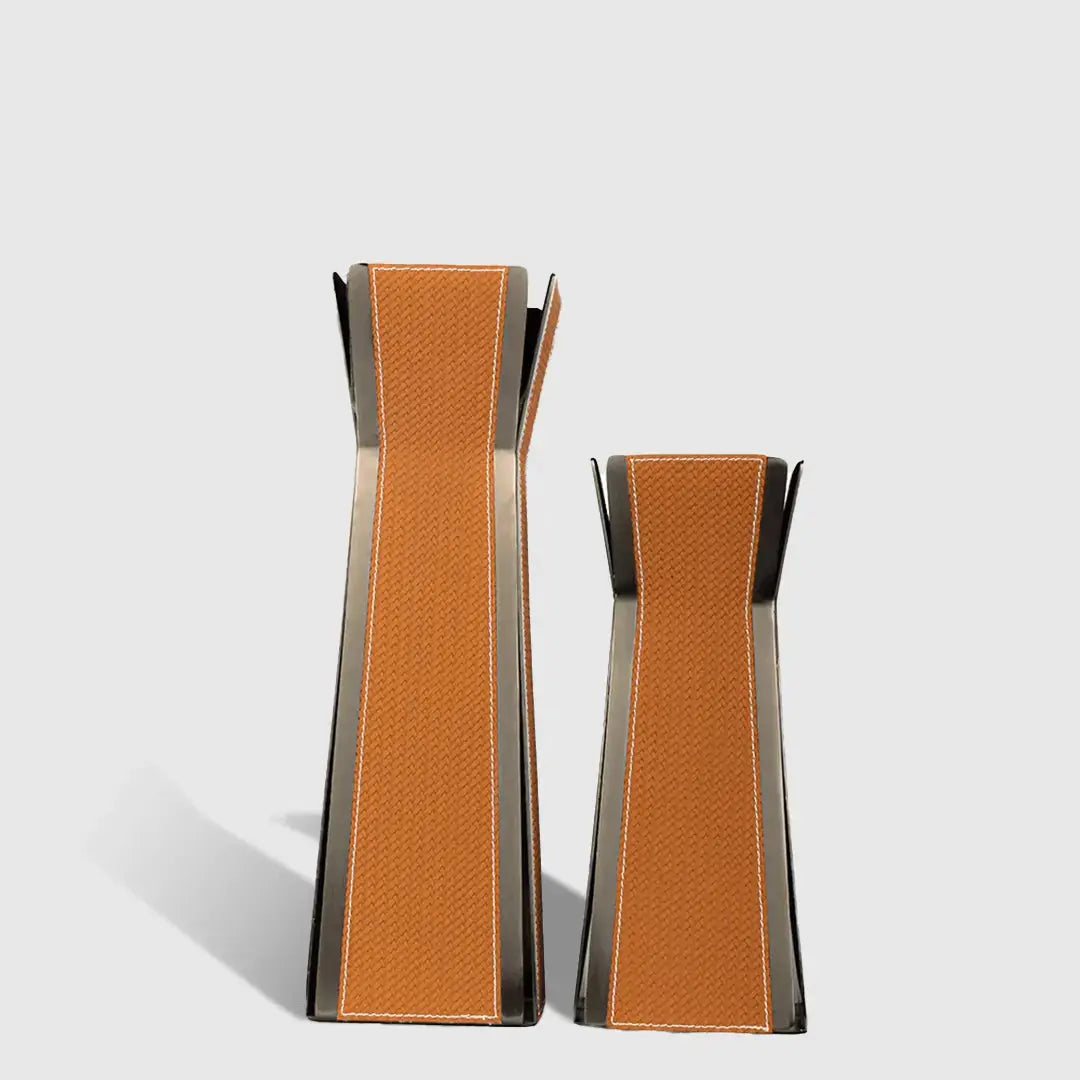 Vases Orange Nordic Flower Vase Large - Daamaira Home and Living Ltd