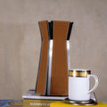 Vases Orange Nordic Luxury Flower Vase Small - Daamaira Home and Living Ltd