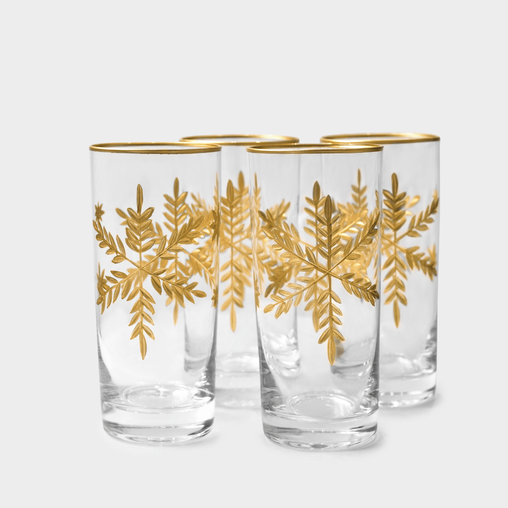 Drinking Glasses Paris Set Of 4 High Ball Glasses - Daamaira Home and Living Ltd