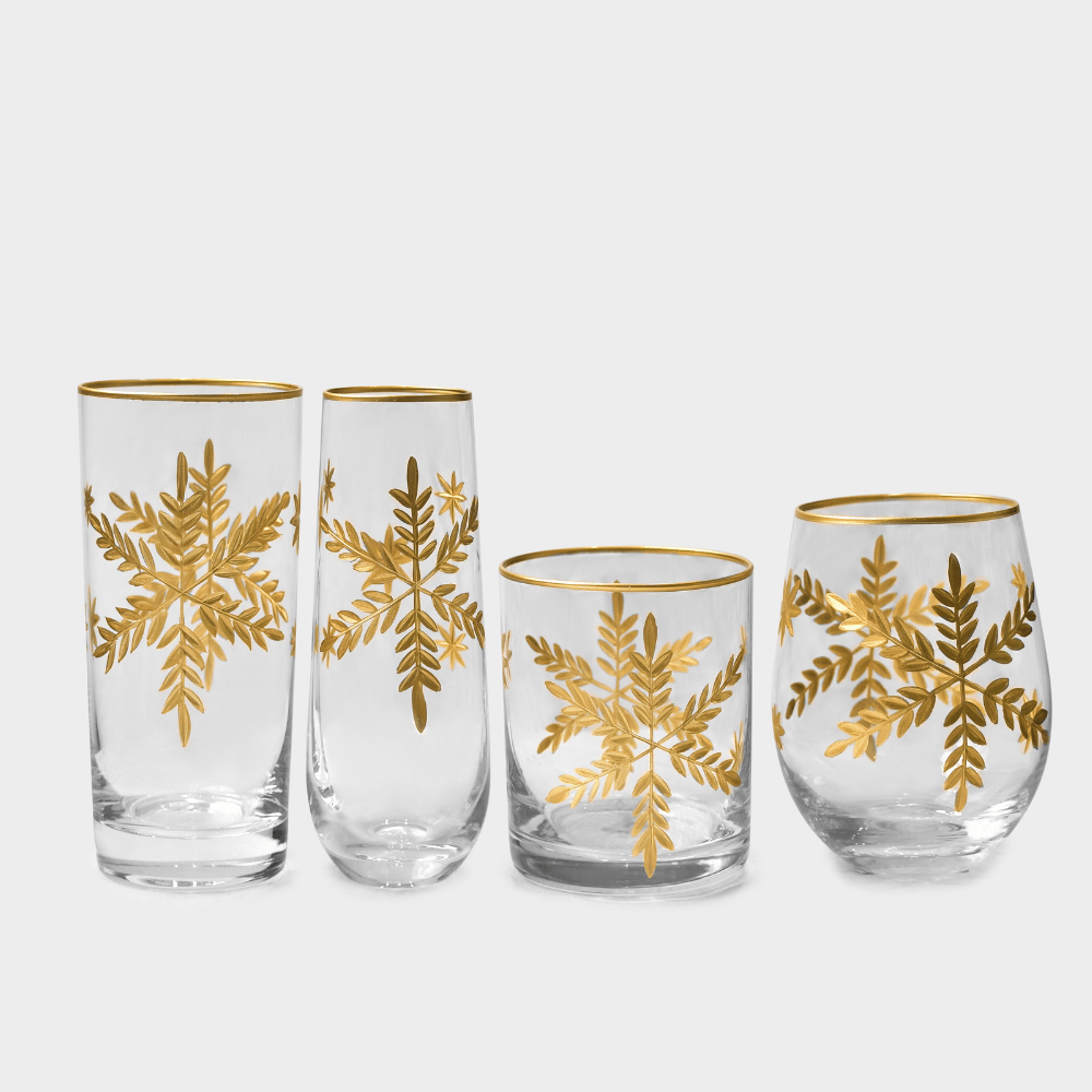 Drinking Glasses Paris Set Of 4 Scotch Glasses - Daamaira Home and Living Ltd