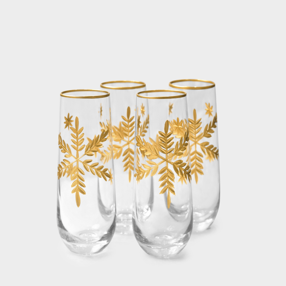 Drinking Glasses Paris Set Of 4 Tall Glasses - Daamaira Home and Living Ltd