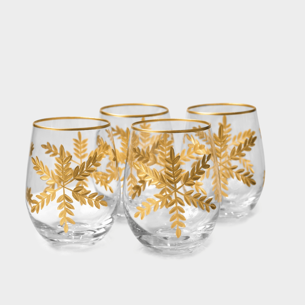 Drinking Glasses Paris Set Of 4 Water Glasses - Daamaira Home and Living Ltd