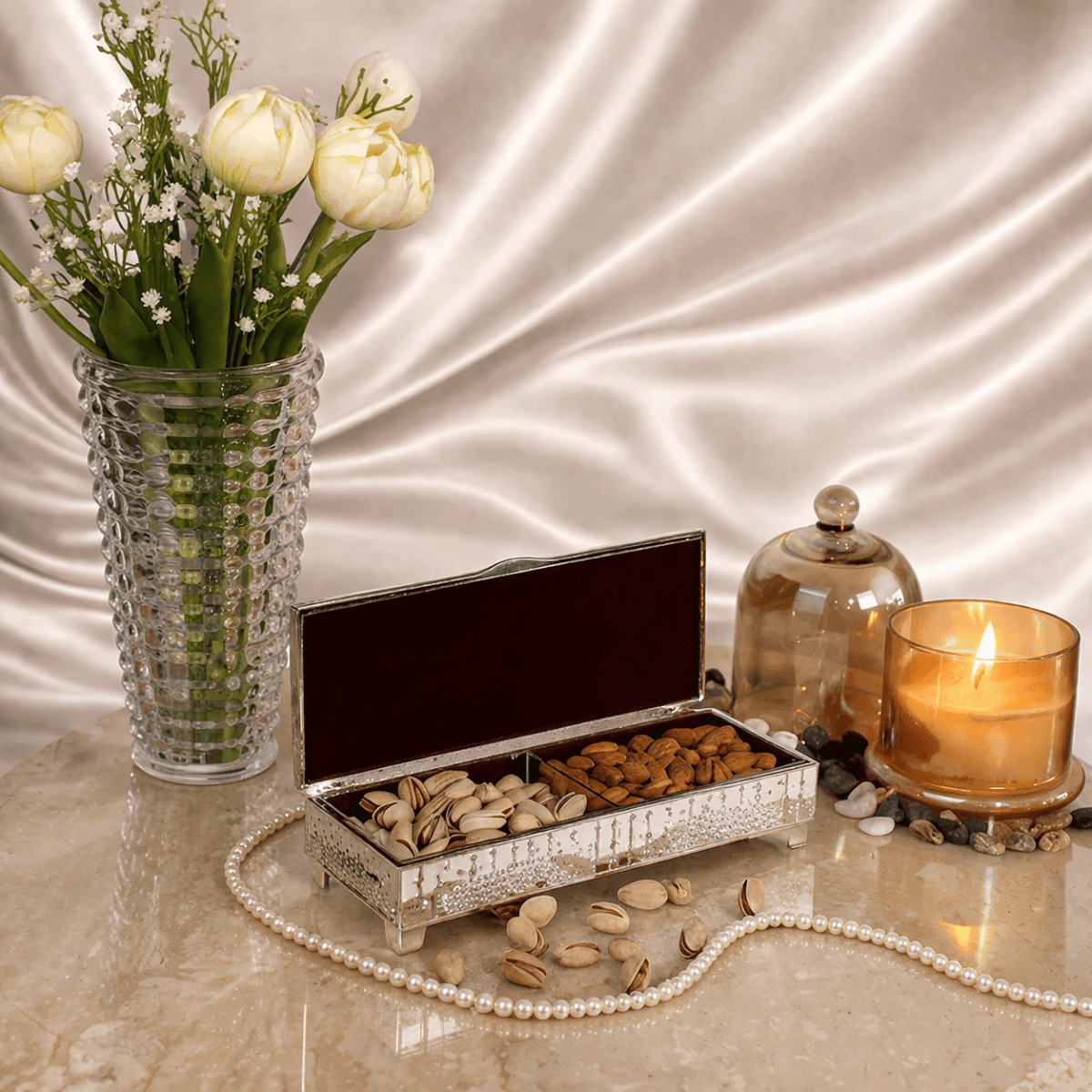 Peacock Dry Fruit Box - Daamaira Home and Living Ltd