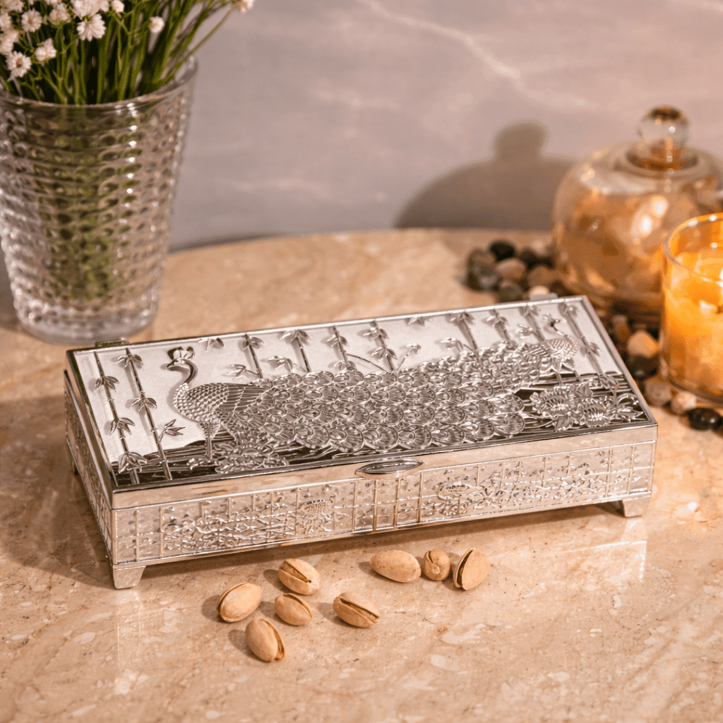 Peacock Dry Fruit Box - Daamaira Home and Living Ltd