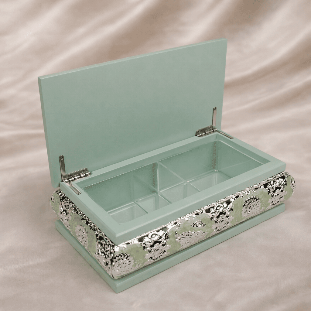 Peacock Enameled Box - Daamaira Home and Living Ltd