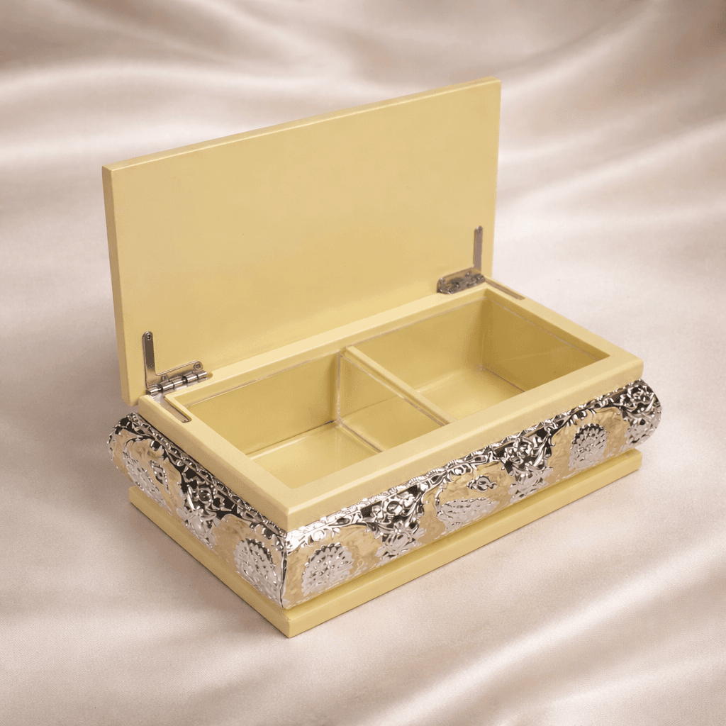 Peacock Enameled Box - Daamaira Home and Living Ltd