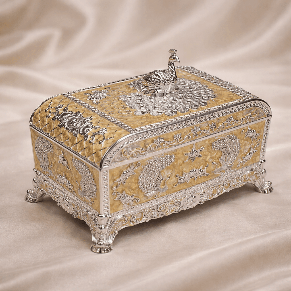 Peacock Luxury Storage Box - Daamaira Home and Living Ltd