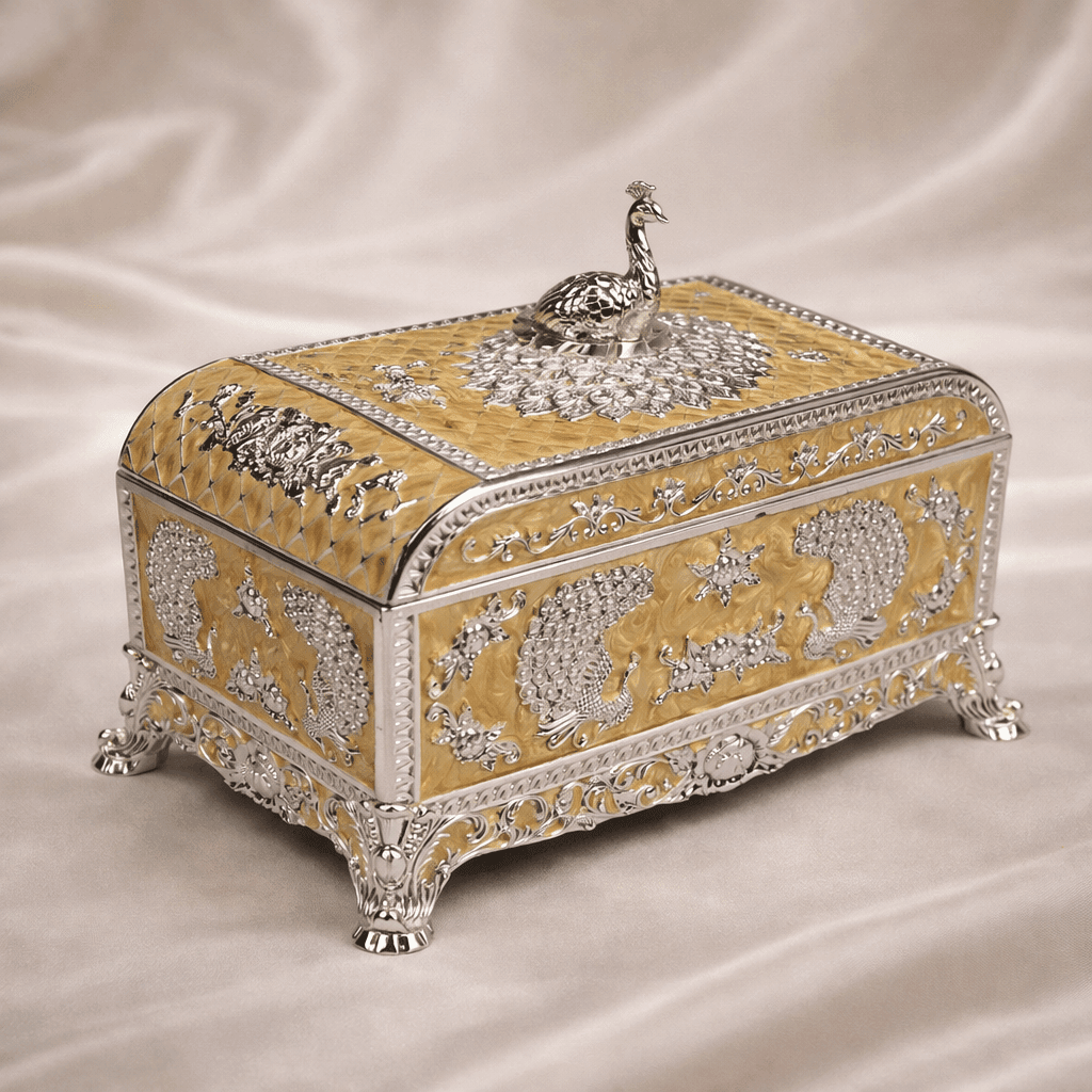 Peacock Luxury Storage Box - Daamaira Home and Living Ltd