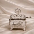 Peacock Sugar Pot with Spoon - Daamaira Home and Living Ltd