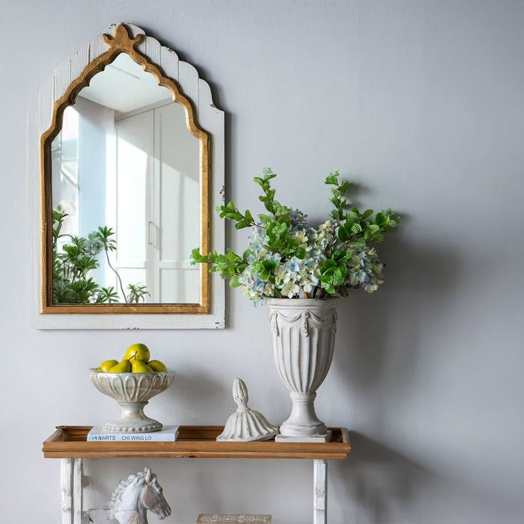 Sculptures & Figurines Pedestal Vase with Lid - Daamaira Home and Living Ltd