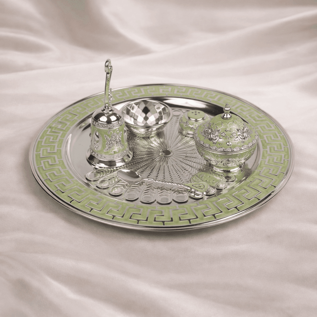 Pooja Thali Set with Accessories - Daamaira Home and Living Ltd