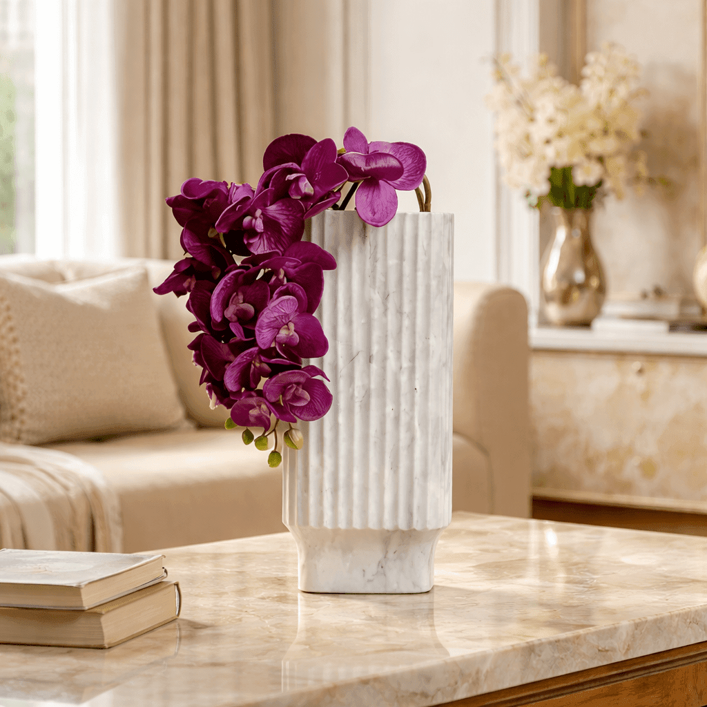 Vases Python Grey Luxury Flower Vase - Daamaira Home and Living Ltd