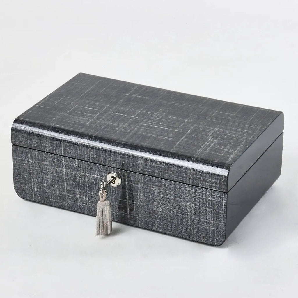 Storage Box Radiance Time Piece/Jewel Box With Lock - Daamaira Home and Living Ltd