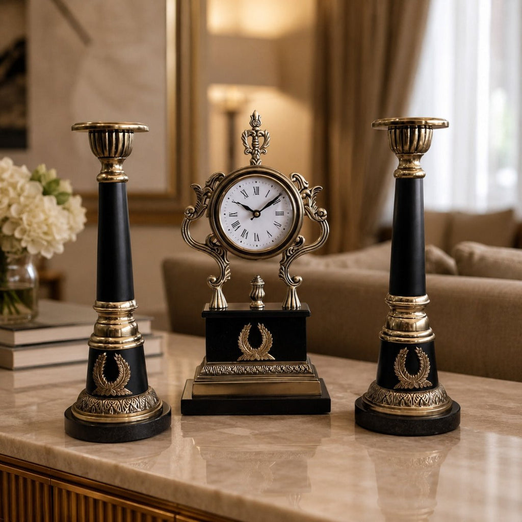 Regal Candle Stand Pair set of 2 - Daamaira Home and Living Ltd