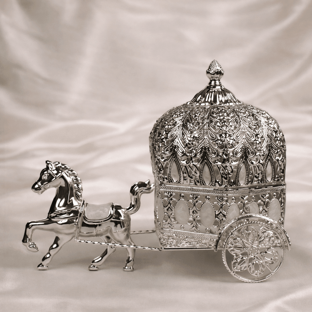 Royal Dome Horse Cart Gift Decor - Daamaira Home and Living Ltd