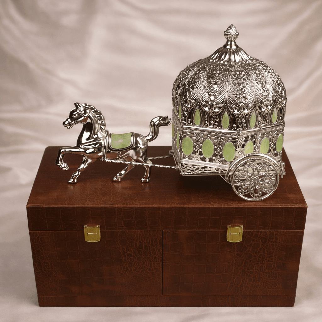 Royal Dome Horse Cart Gift Decor - Daamaira Home and Living Ltd