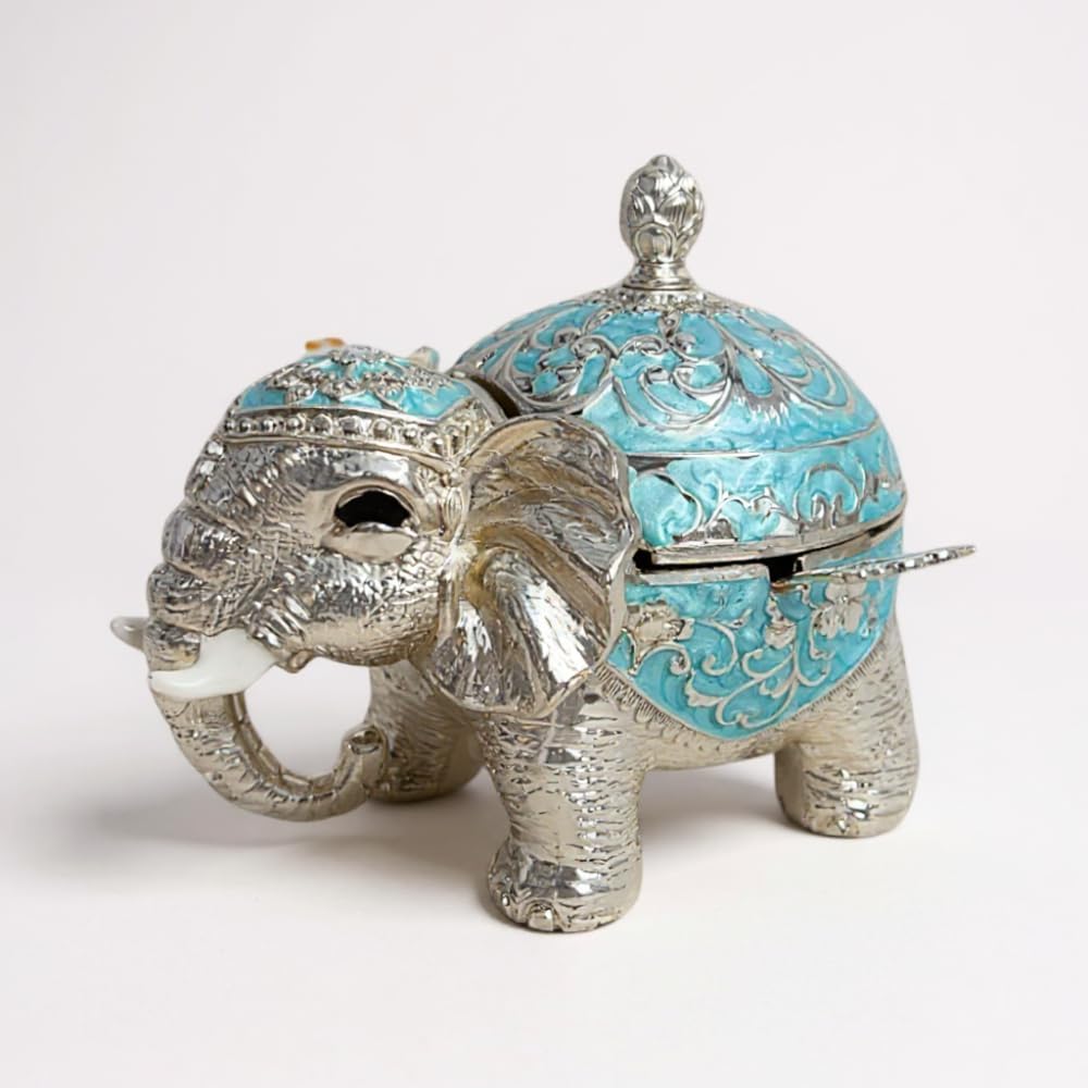 Royal Elephant Trinket Box - Daamaira Home and Living Ltd