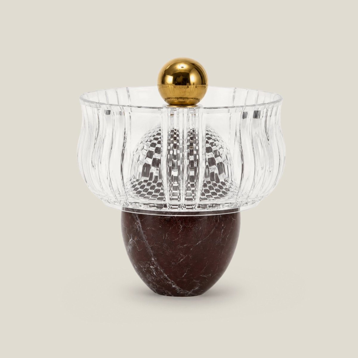 Sculptures & Figurines Royal Marble Nut Bowl - Wine - Daamaira Home and Living Ltd