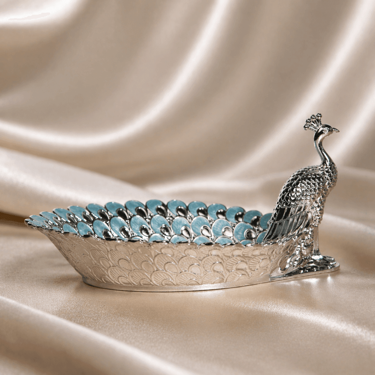 Royal Peacock Decorative Bowl - Daamaira Home and Living Ltd