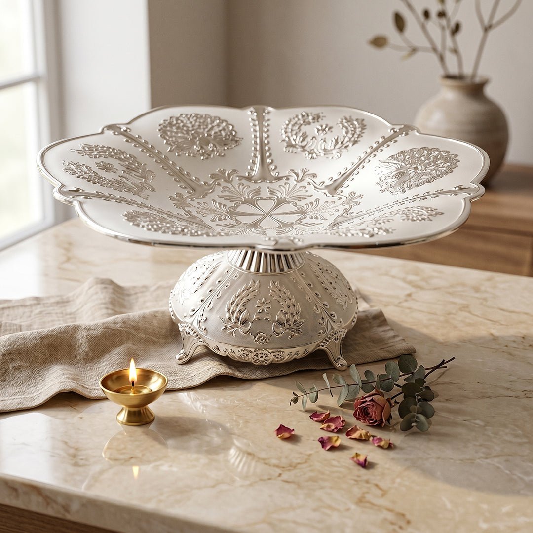 Royal Pedestal Platter - Daamaira Home and Living Ltd